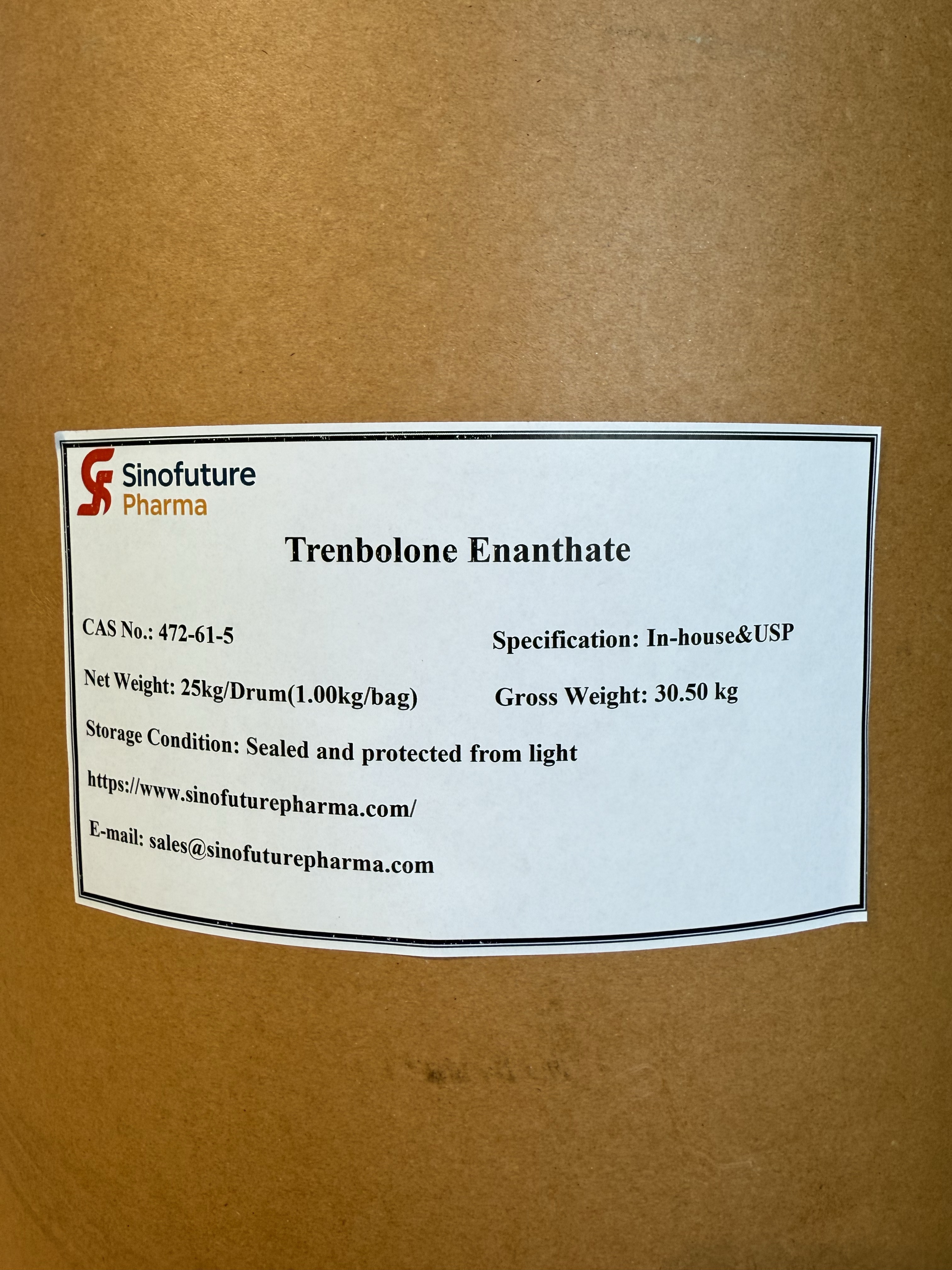 Trenbolone Enanthate CAS nr 10161-35-8 Tootja | SINOFUTURE PHARMA Eelistatud tarnija
